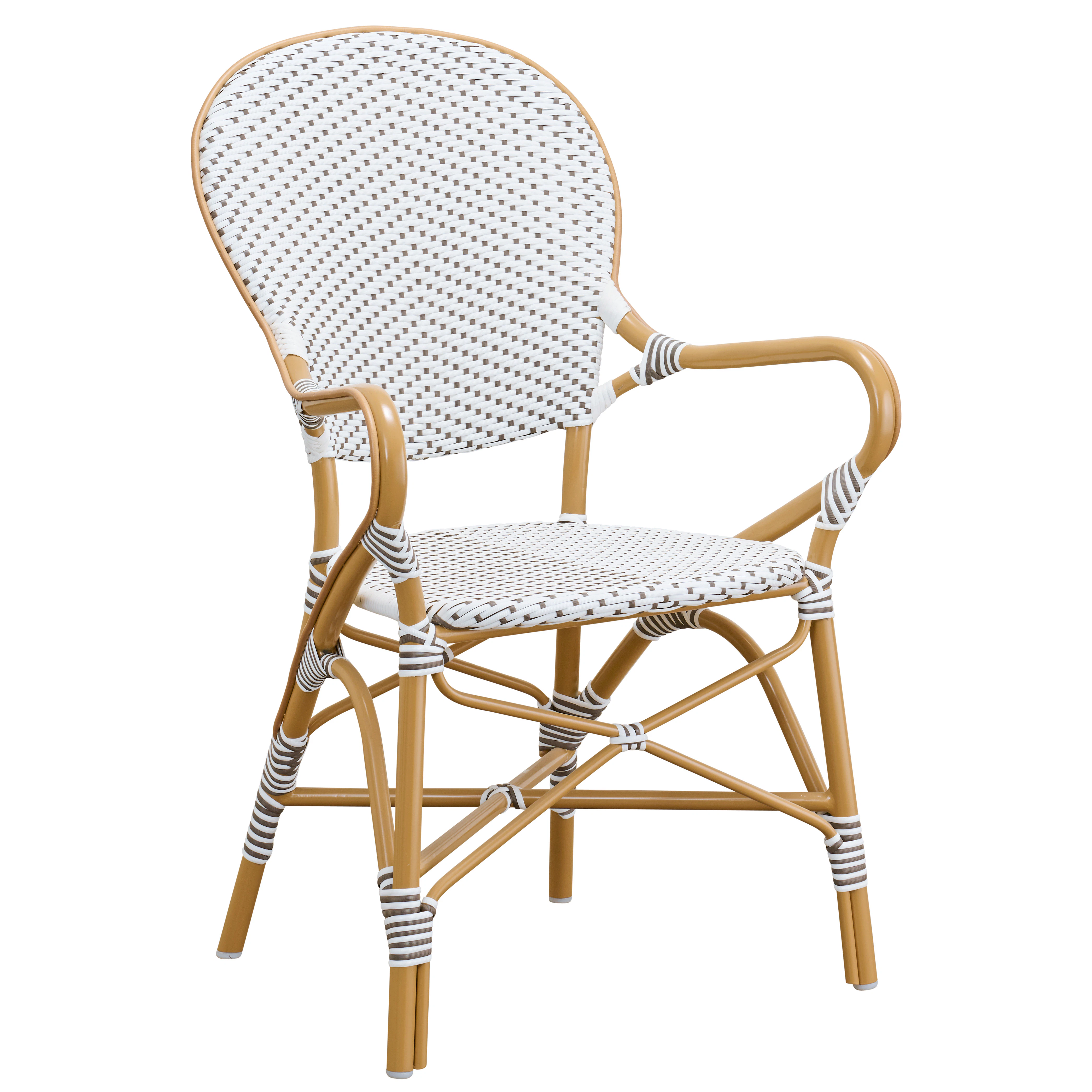 Sika Design Isabell Karmstol Outdoor Almond - Tr&auml;dg&aring;rdsstolar Polyeten Mandel