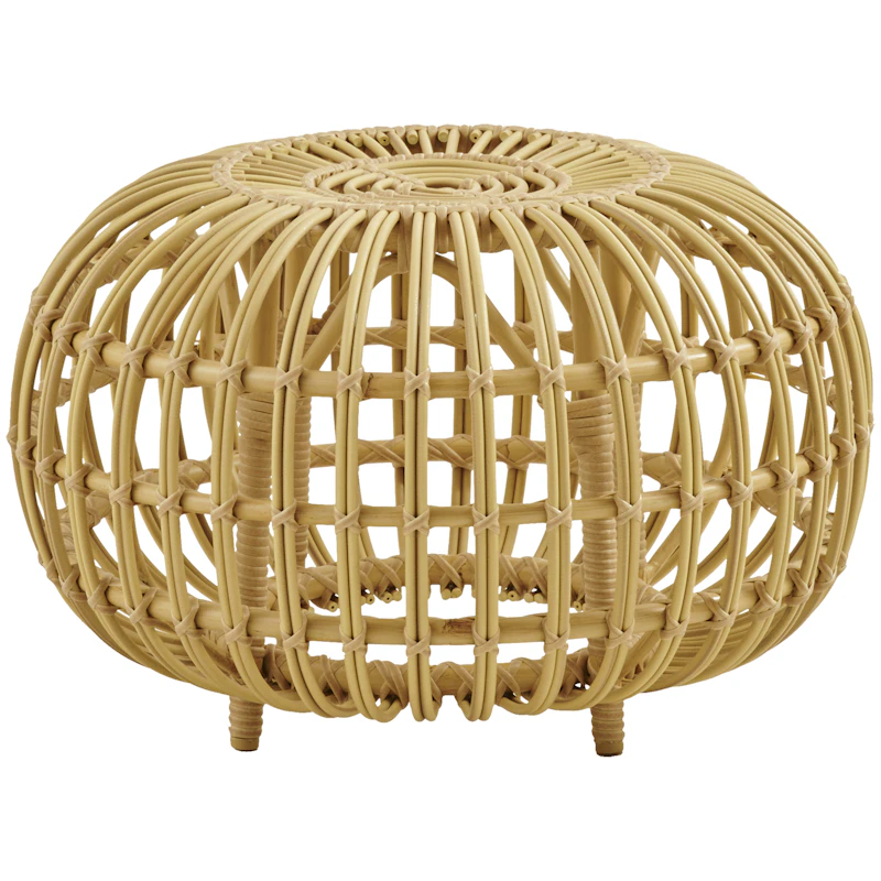 Ottoman Fotpall Outdoor Natur, Ø55