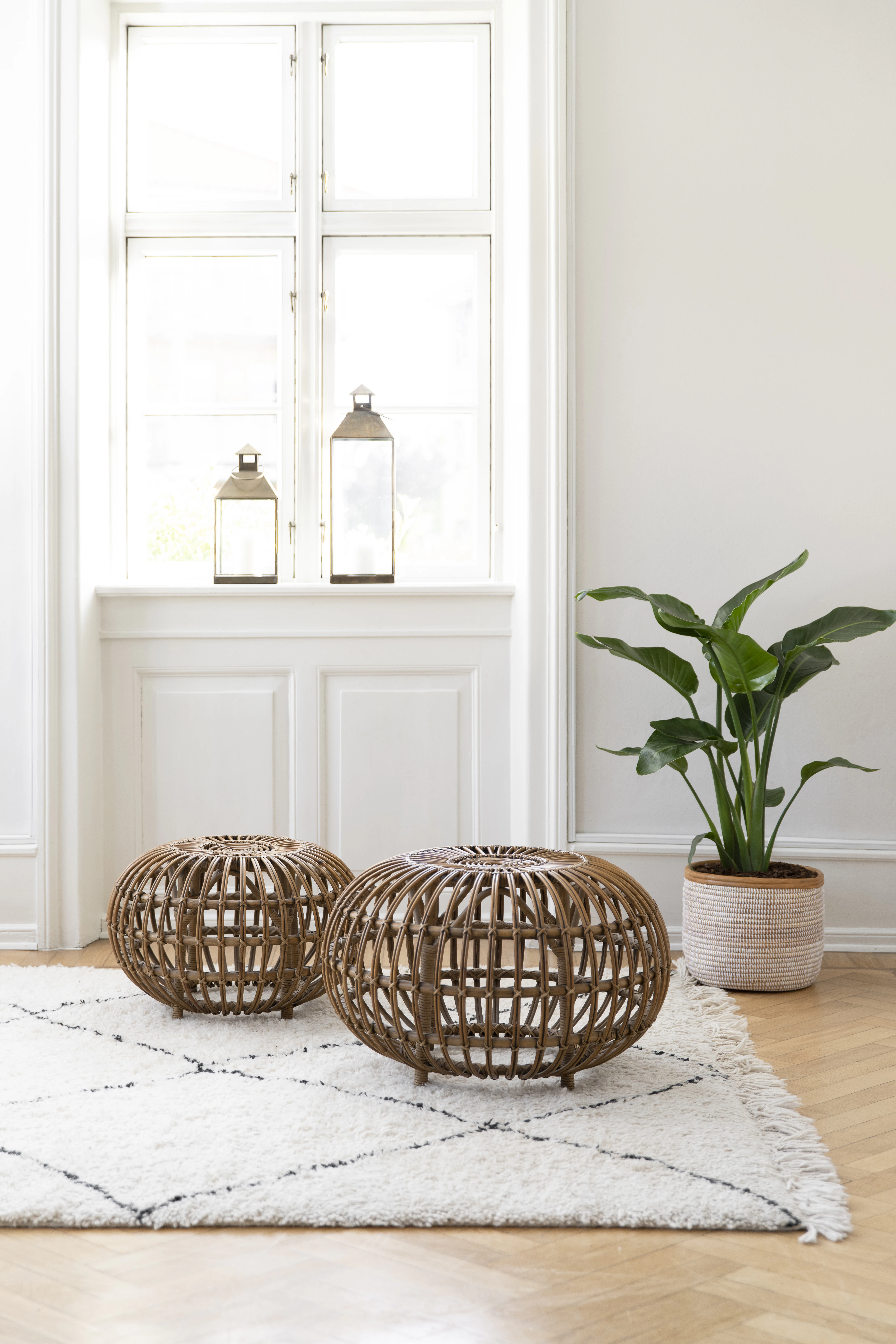 Sika Design Ottoman Fotpall, antik från Sika Design, bild 2