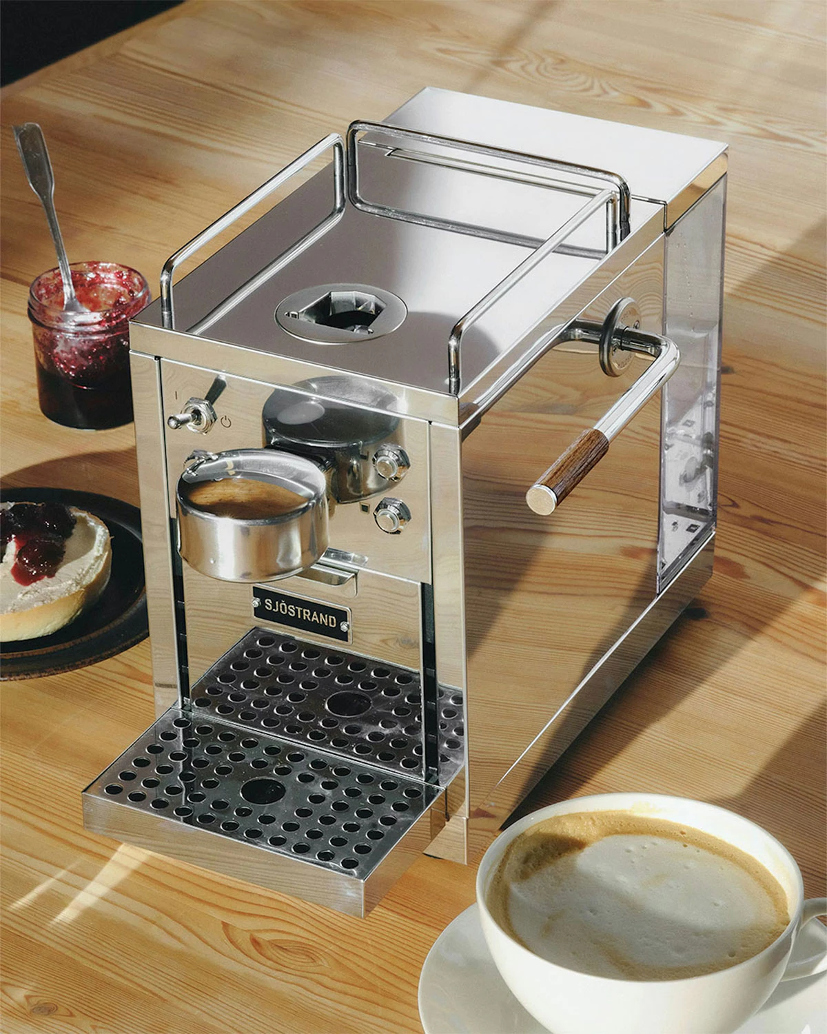 Sjöstrand Original 2.0 Kapselmaskin & Lungo Kaffekopp 2-pack, stål från Sjöstrand, bild 3