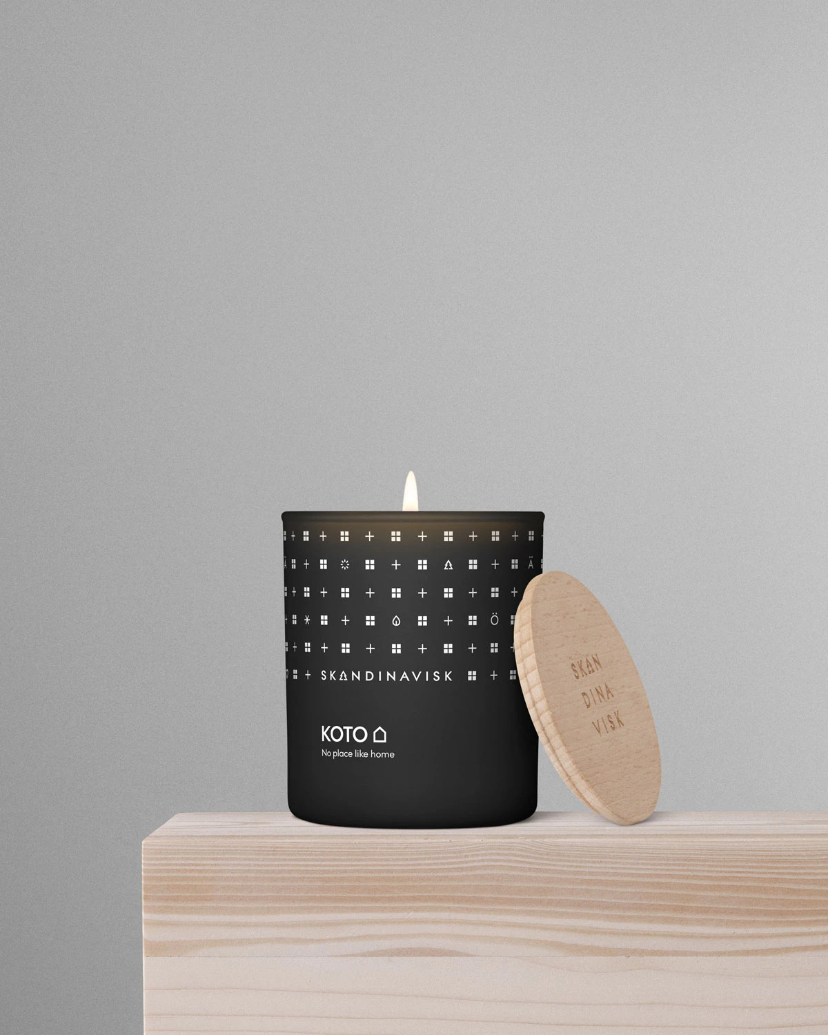 Skandinavisk Koto Doftljus Med Lock 200g, antracit från Skandinavisk, bild 2