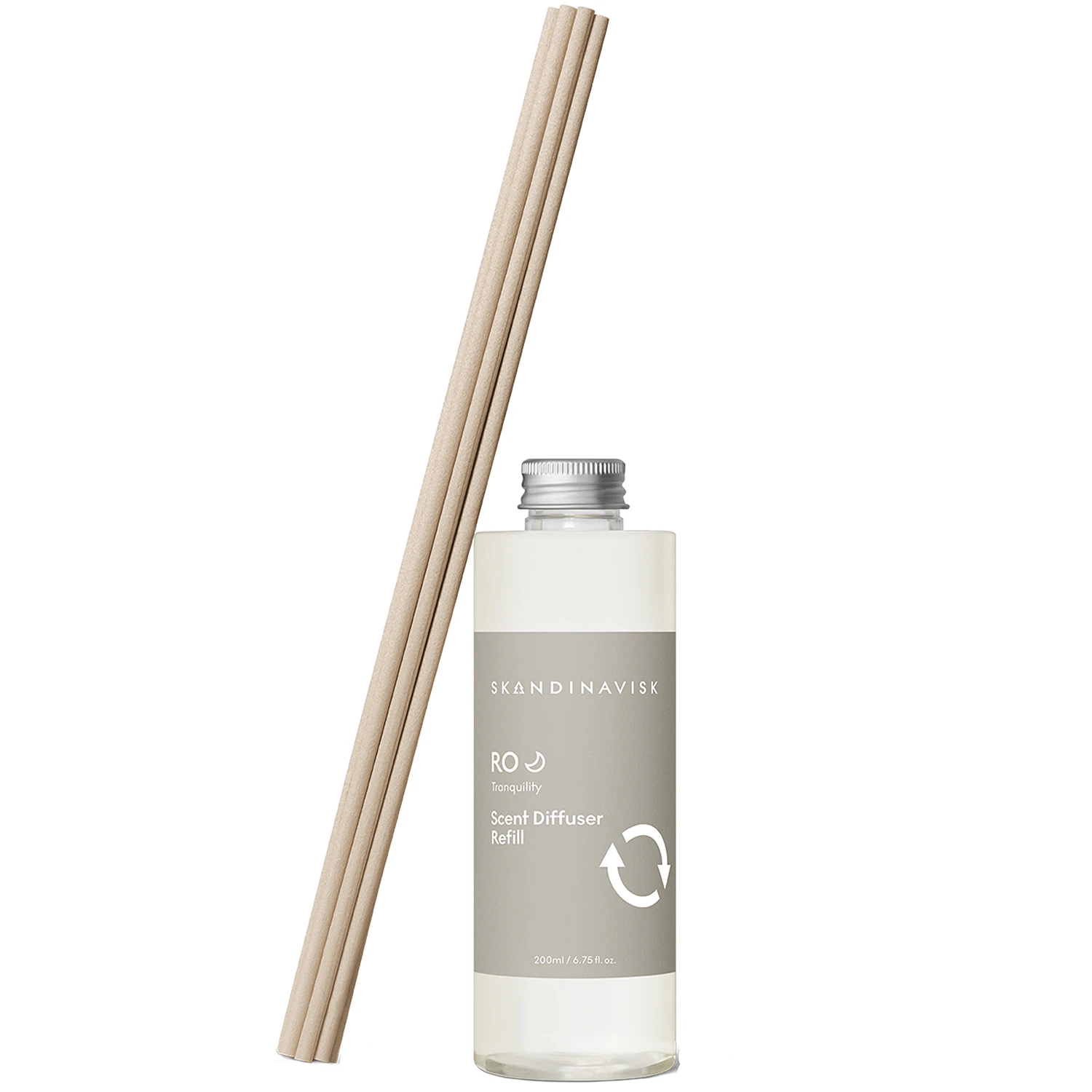 Skandinavisk Ro Doftspridare 200ml - Refill - Doftpinnar Glas