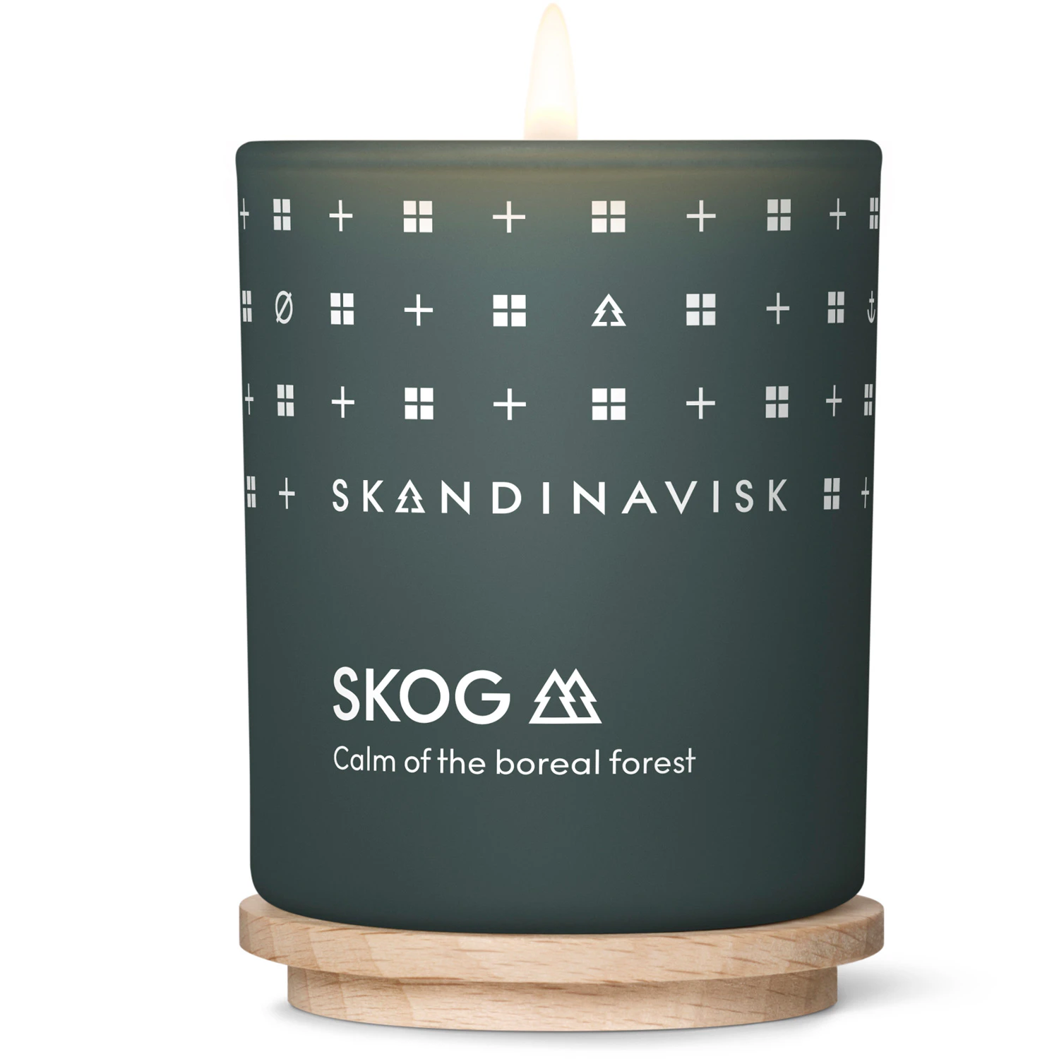 Skandinavisk Skog Doftljus Med Lock 65 g - Doftljus Bok Skogsgr&ouml;n