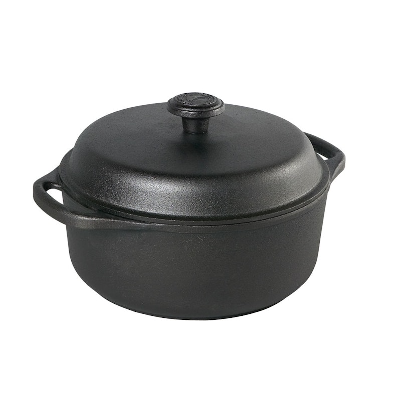 Gryta Rund Med Järnlock 4 L