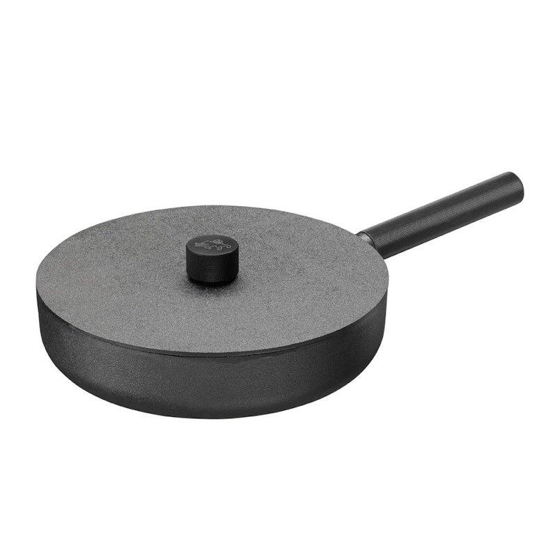 Noir Traktörpanna Med Lock, 28 cm