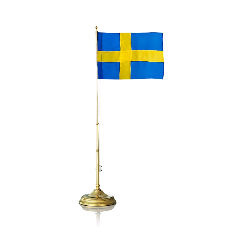 Flaggstång 40 cm, Mässing