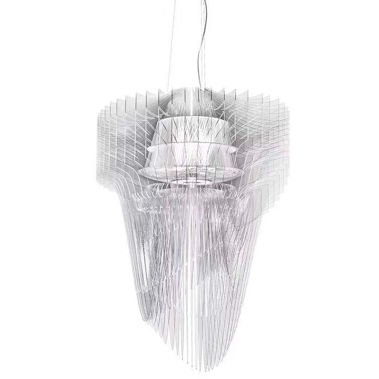 Slamp Aria Ljuskrona 90 Cm - Pendellampor Cristalflex® Transparent