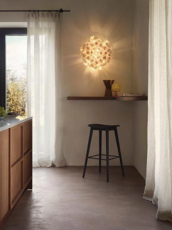 Slamp Clizia Mama Non Mama Vägg-/taklampa, guld från Slamp, bild 2