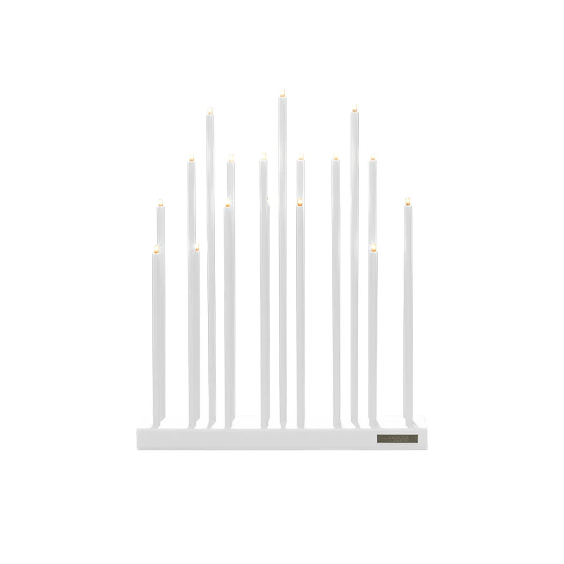 Elflugan Original Adventsljusstake, Vit