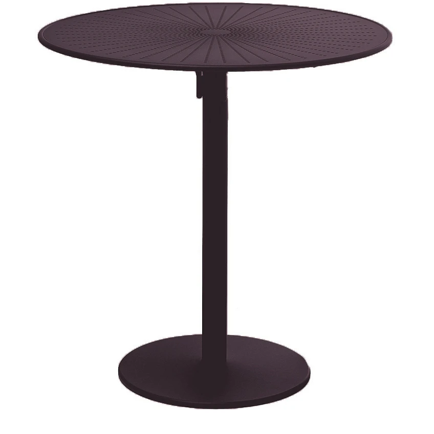 Smd Design Piazza Bord &Oslash;70 - Matbord & Barbord Pulverlackerad Metall Bordeaux