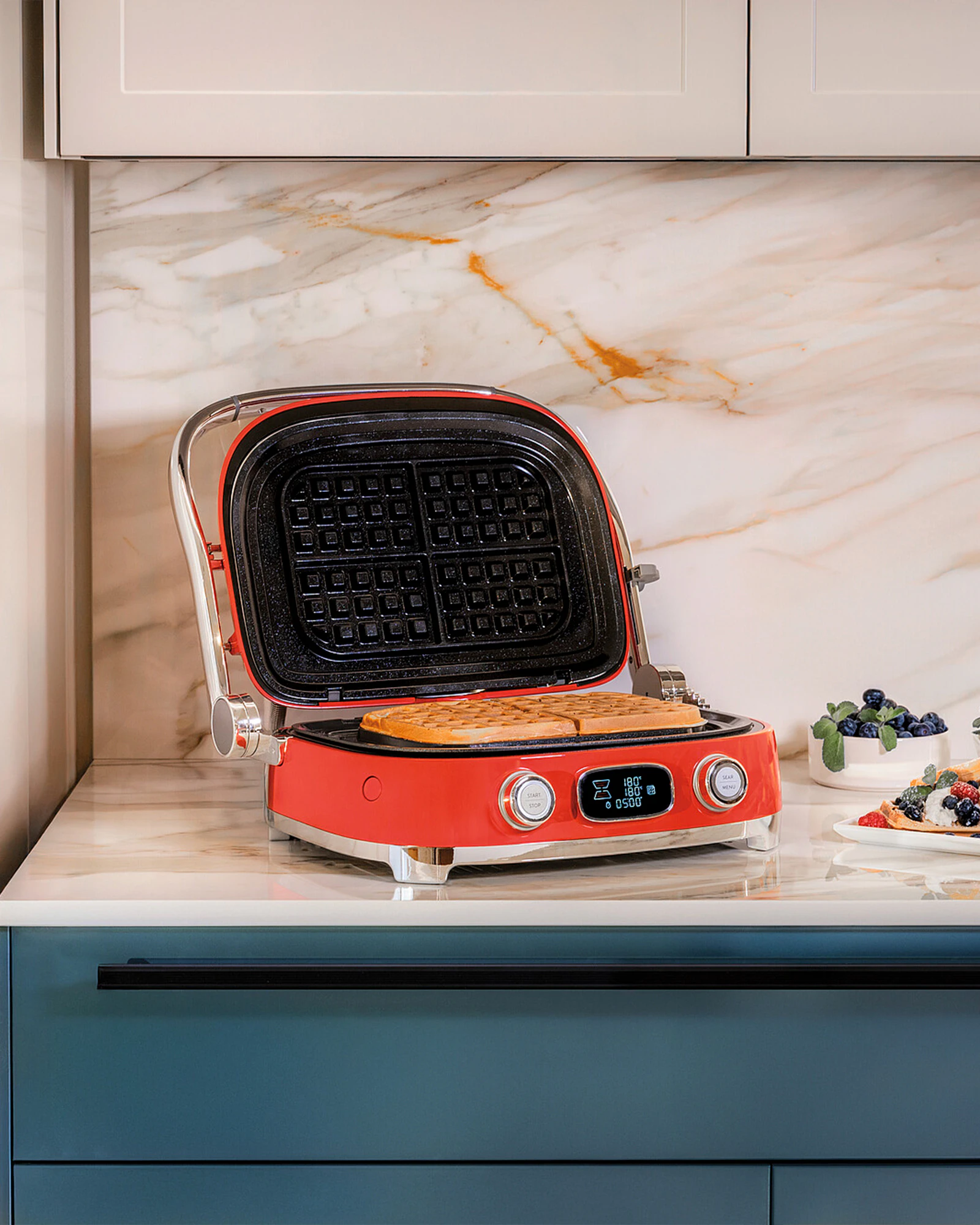 Smeg Bordsgrill, röd från Smeg, bild 2