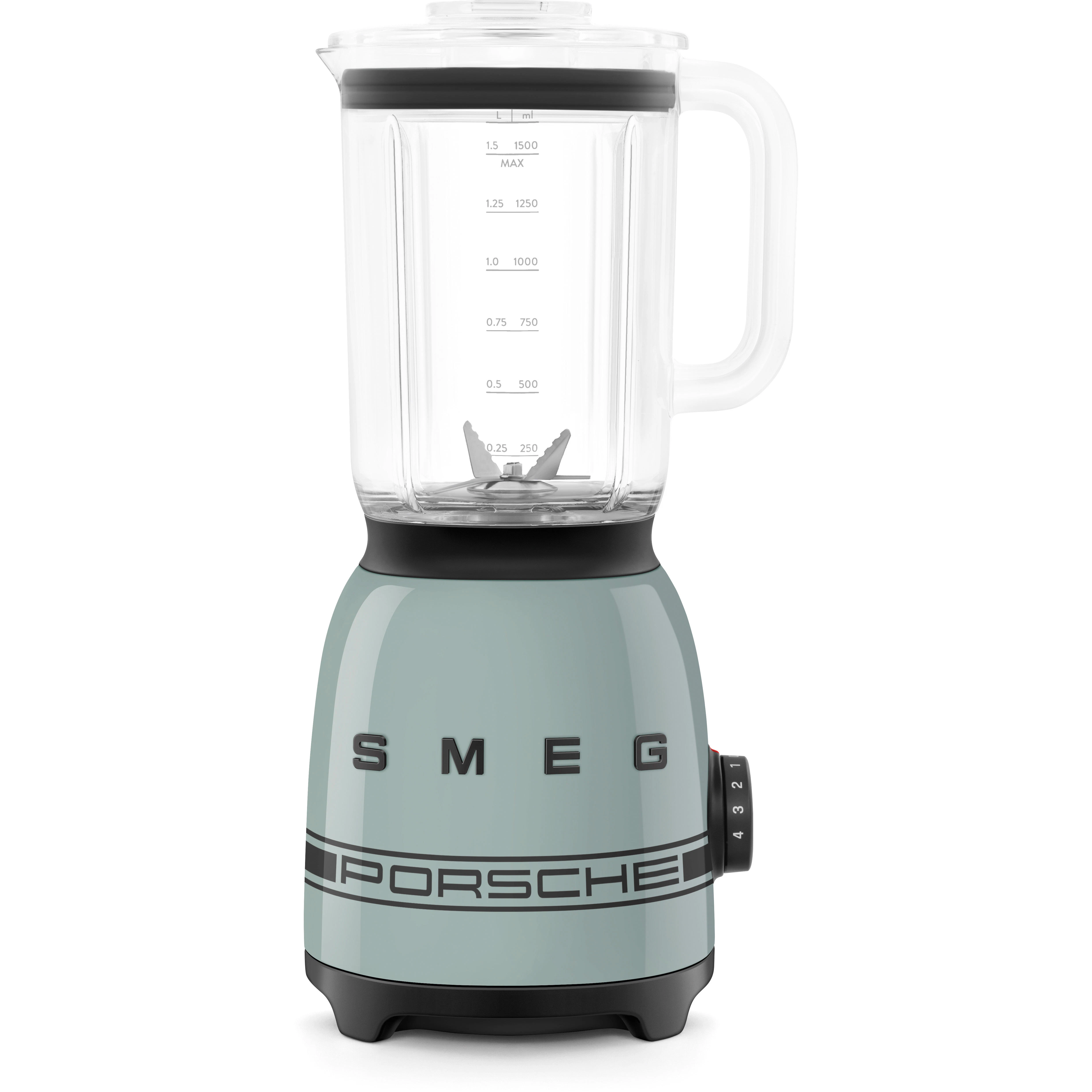 smeg blender blf03psgeu blender porsche x - rostfritt stål shade green