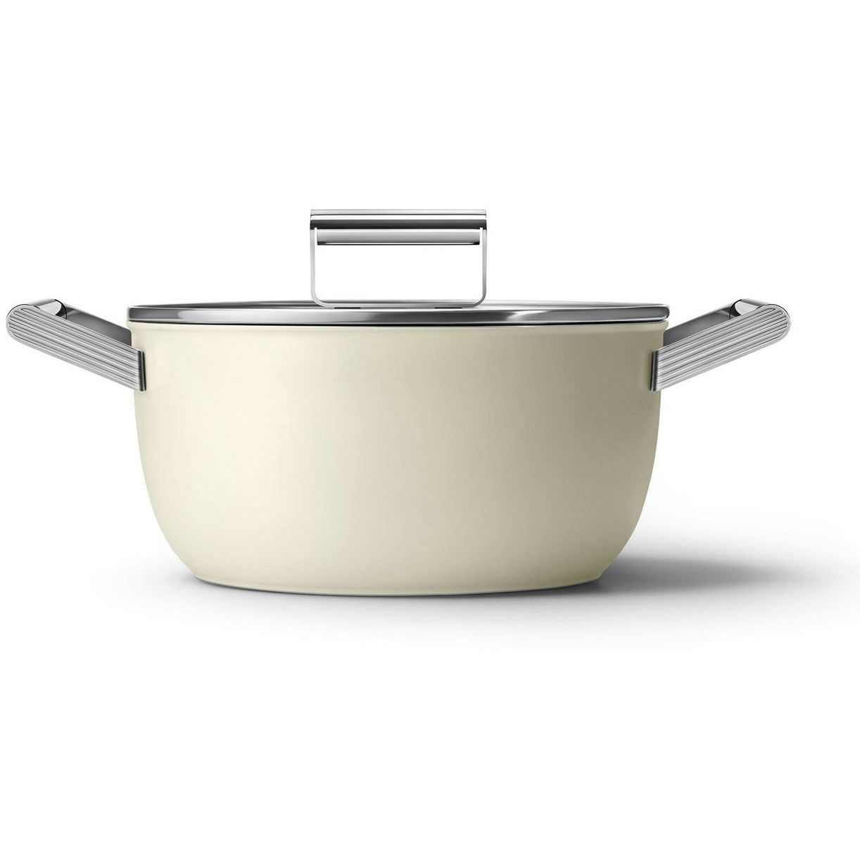 Smeg Csf2412crm Gryta 24 Cm - Grytor Aluminium Cream