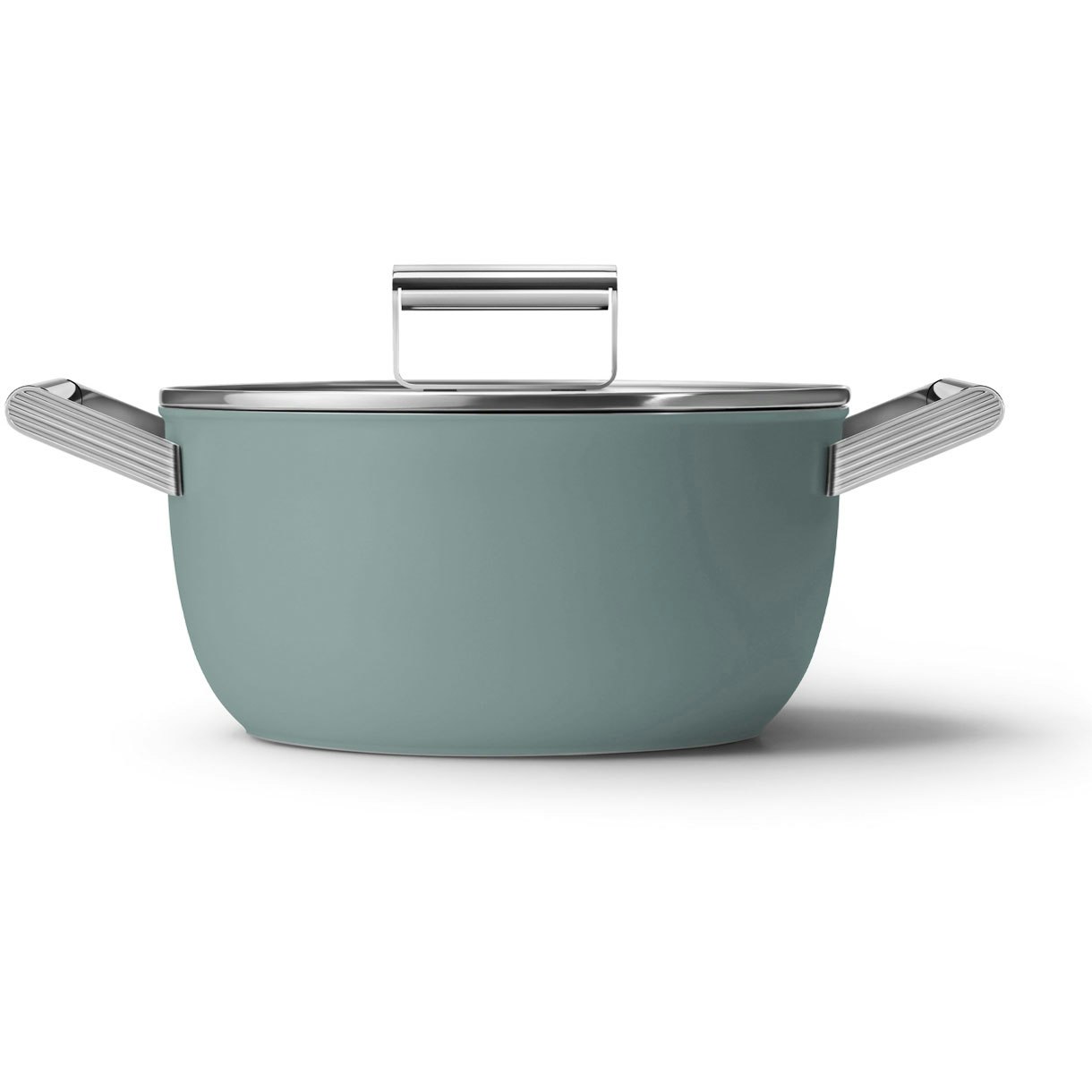 Smeg Csf2412egm Gryta 24 Cm Smaragdgr&ouml;n - Grytor Aluminium Emerald Green