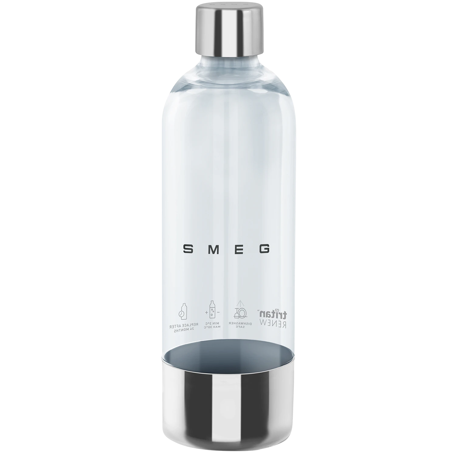 Smeg Flaska Till Kolsyremaskin 800 Ml - Övriga Köksmaskiner Rostfritt Stål Klar