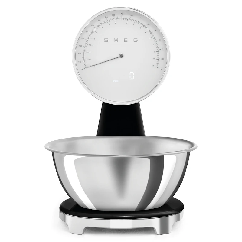 Köksvåg Med Skål, Svart