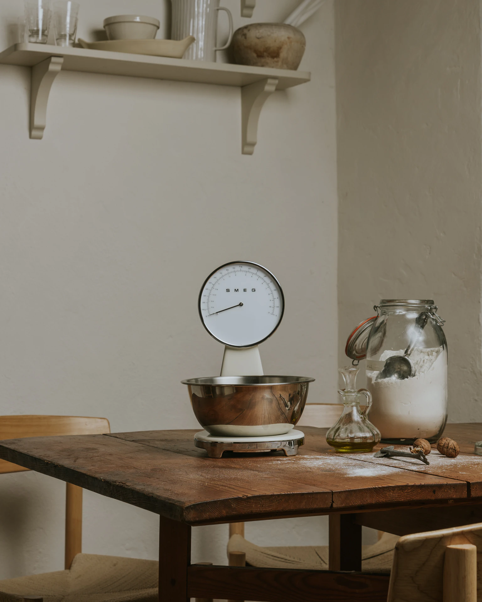 Smeg Köksvåg Med Skål, creme från Smeg, bild 4