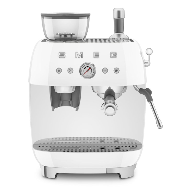 Manuell Espressomaskin, Vit