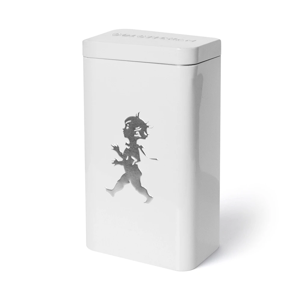 Solstickan Kaffeburk - F&ouml;rvaringsburkar & lock Pl&aring;t Vit