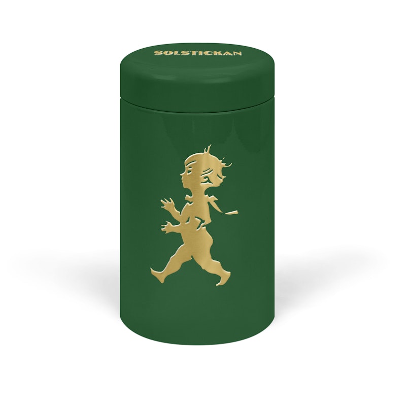 Solstickan Tändsticksrör, Grön / Guld