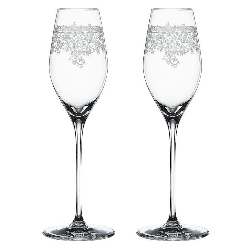 Arabesque Champagneglas 2-pack, 30 cl