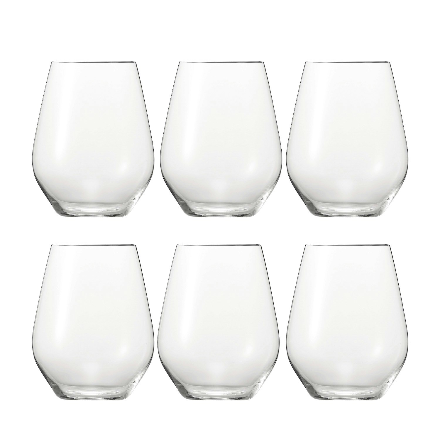Spiegelau Authentis Casual Vinglas 6-pack - Vinglas Kristallglas Klar