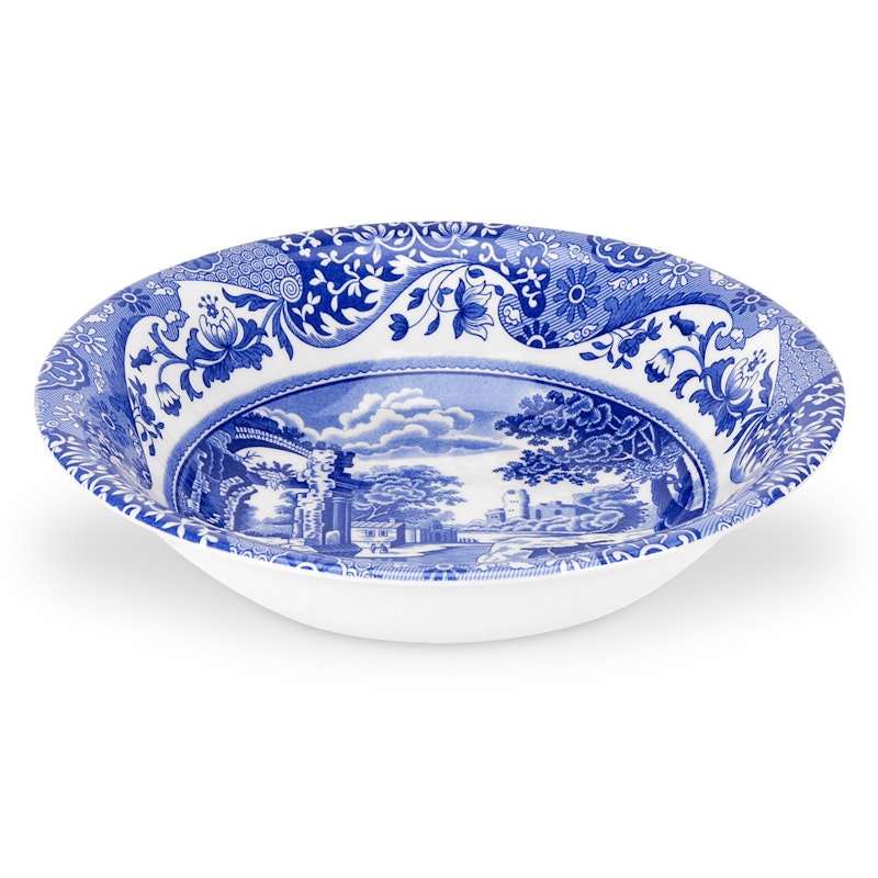 Blue Italian Skål, 20 cm