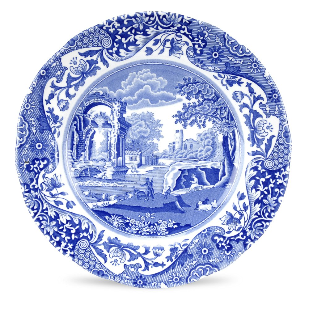 Spode Blue Italian Tallrik 19 Cm - Assietter Porslin Bl&aring;