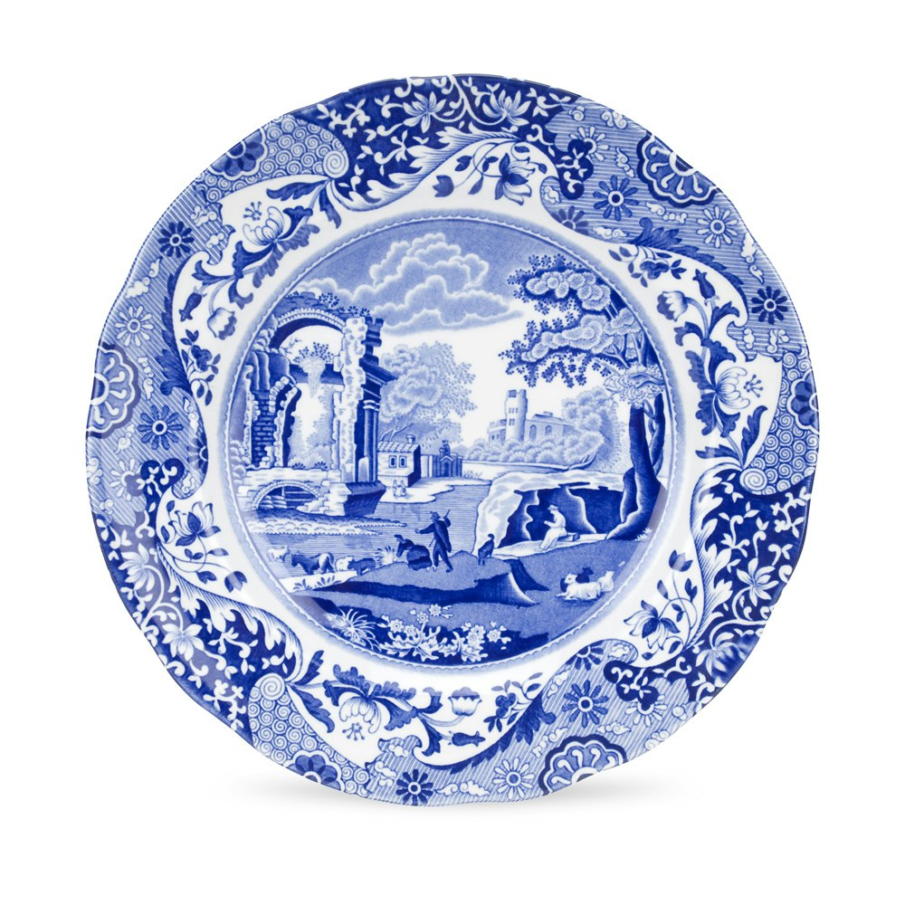 Spode Blue Italian Tallrik 23 Cm - Assietter Porslin Bl&aring;