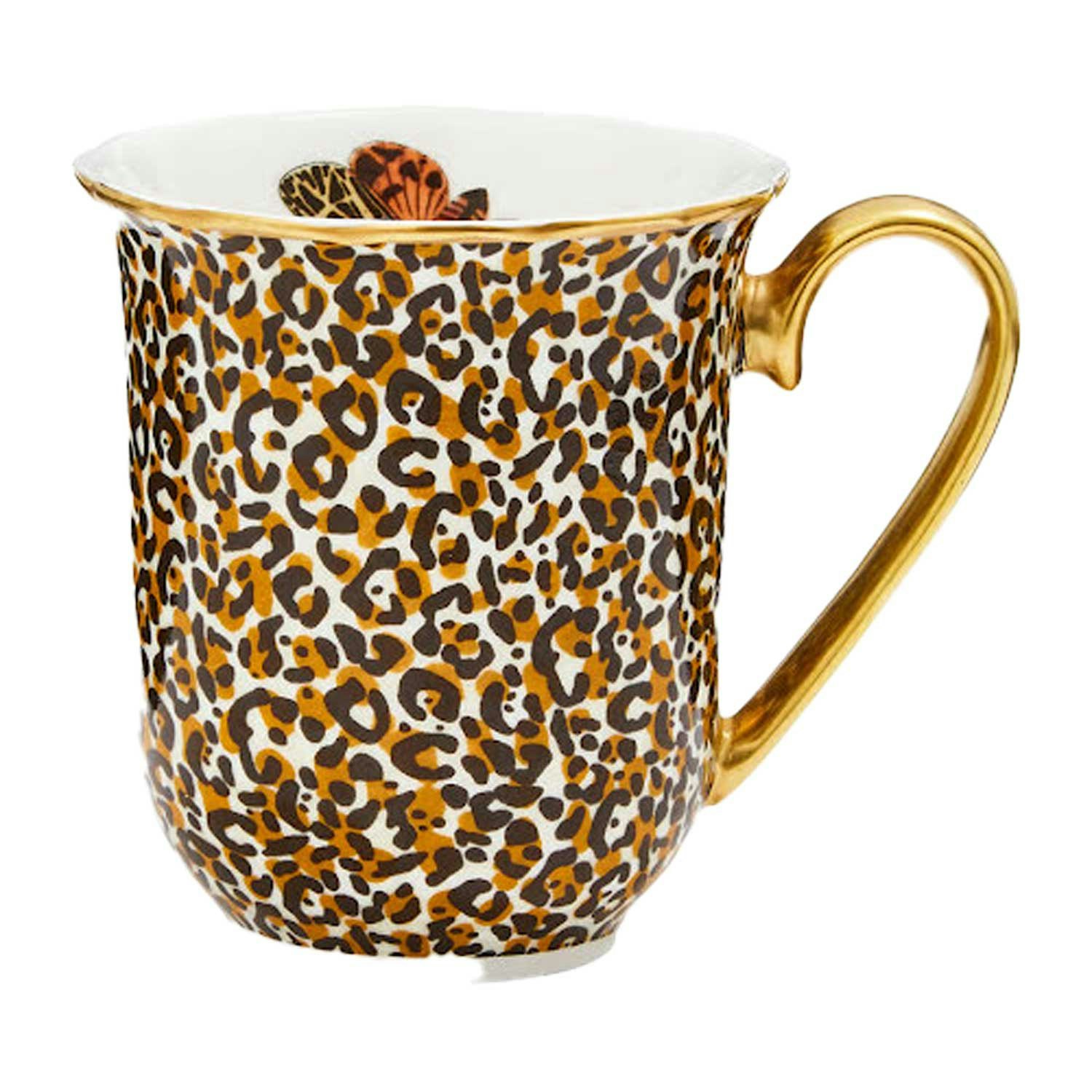 Spode Creatures Of Curiosity Mugg 34 Cl - Kaffekoppar Porslin Leopard