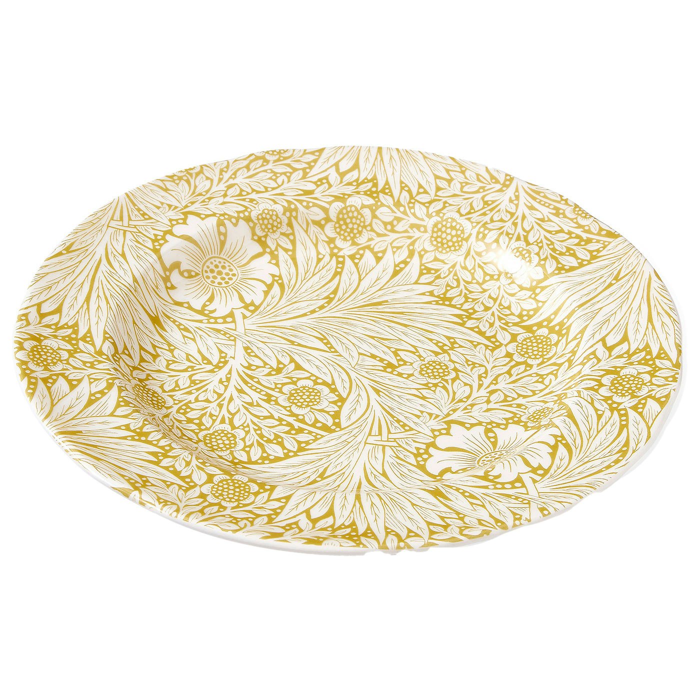 Spode Morris & Co Assiett 23 Cm Marigold - Assietter Lergods Gul