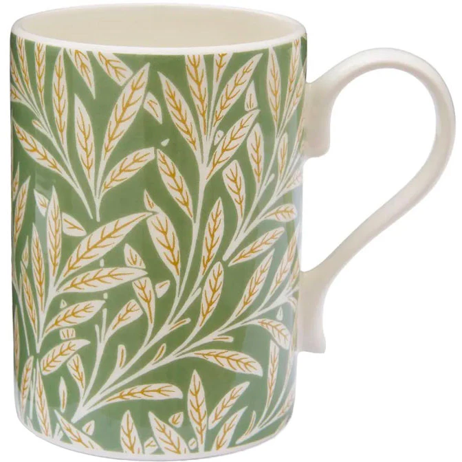 Spode Morris & Co Mugg Willow - Kaffekoppar Lergods Grön