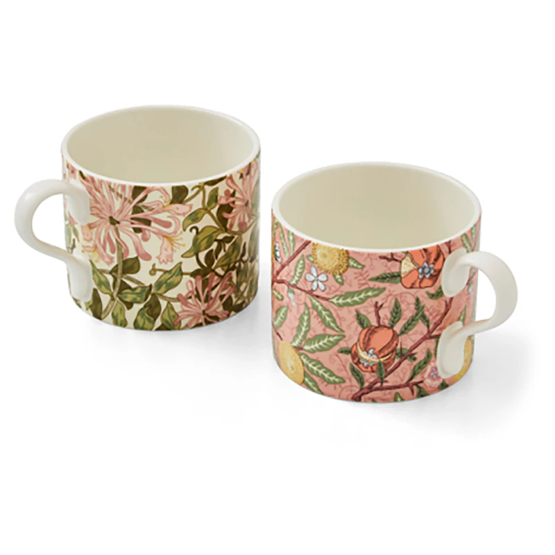 Morris & Co Mugg 2-pack, Fruit & Honeysuckle