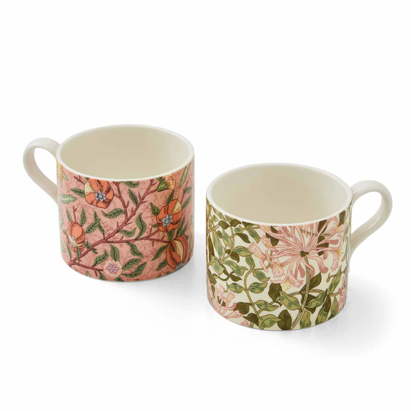 Morris & Co Mugg 2-pack, Fruit & Honeysuckle
