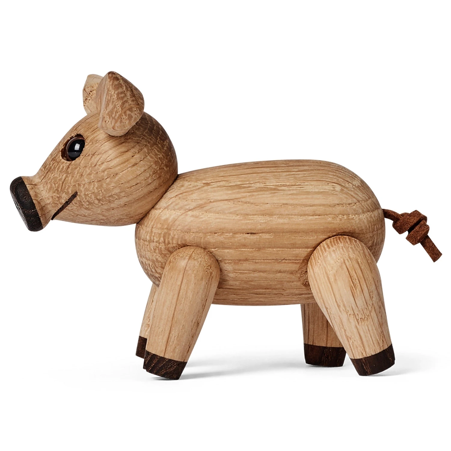 Spring Copenhagen Poppy Pig Träfigur 6 Cm - Träfigurer Ask Ek