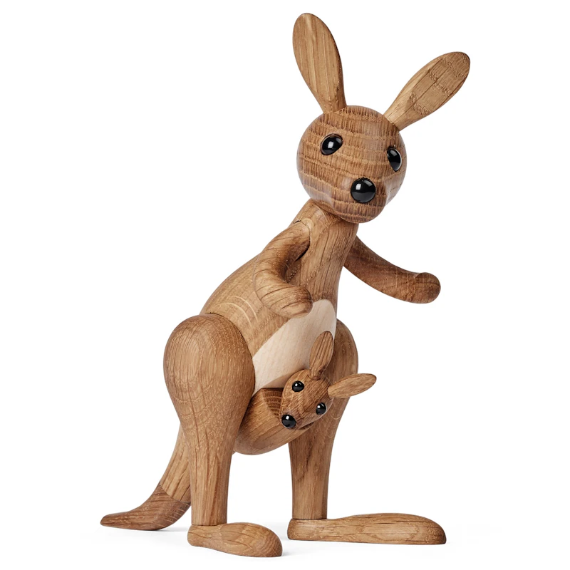 Sydney kangaroo Träfigur 16,5 cm