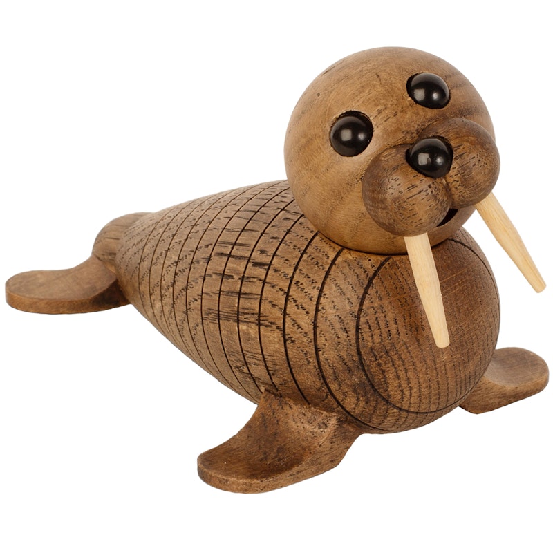 Wally Walrus Träfigur 19 cm