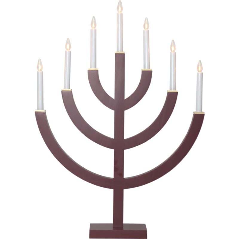 Anno 7 Ljusstake, Röd