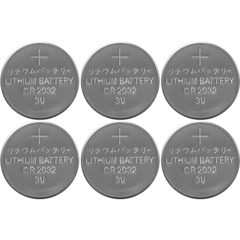 CR2032 Batterier, 6-pack