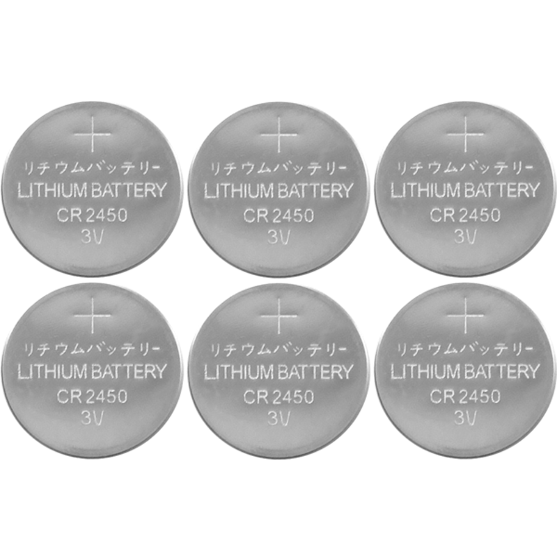 CR2450 Batterier, 6-pack