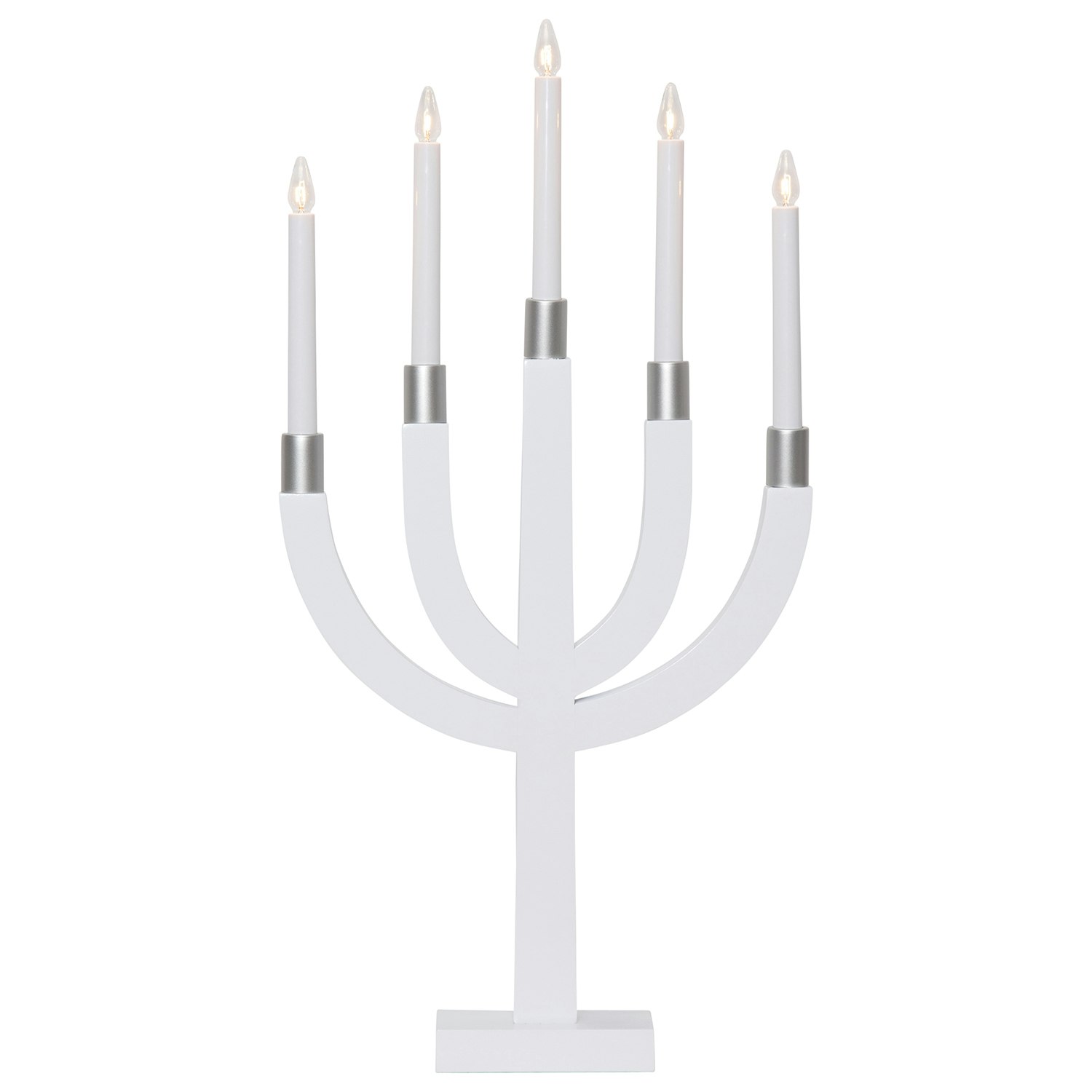 Star Trading Elias Ljusstake - Adventsljusstakar Tr&auml; Vit