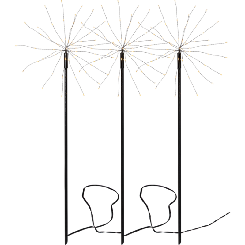 Firework Utomhuslampa, 3-pack