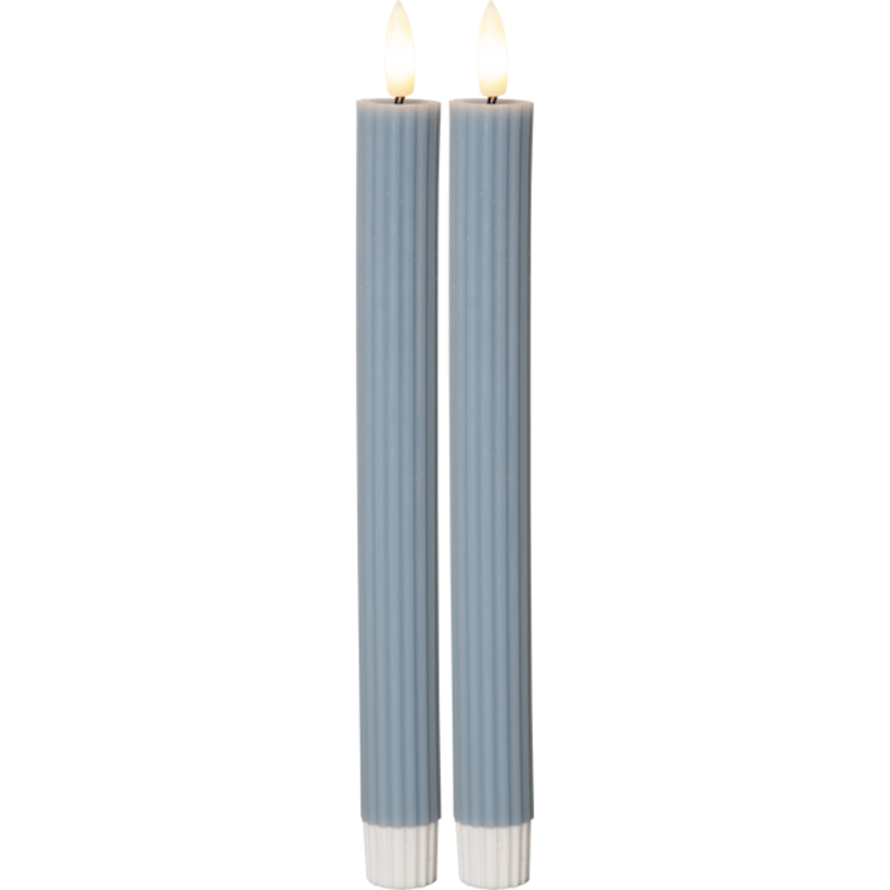 Flamme Antikljus 2-pack LED, Blå