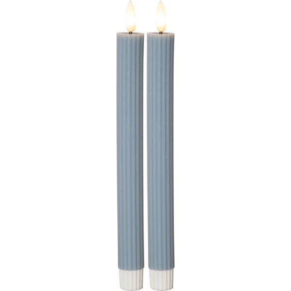 Star Trading Flamme Antikljus 2-pack Led - LED-ljus Vax Bl&aring;
