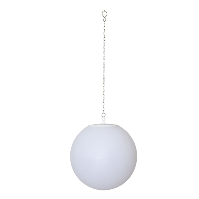 Globy Hängande Solcellsglob 30 cm, Vit