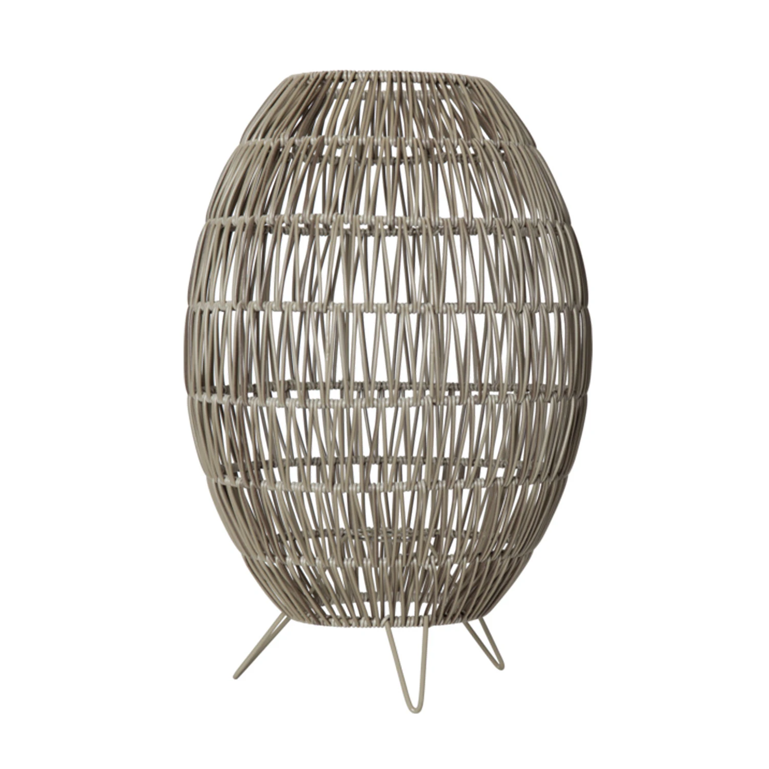 Star Trading Linde Golvlampsk&auml;rm 46 Cm Gr&aring; - Golvlampor utomhus Rotting Beige