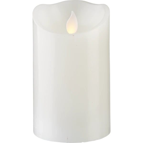 Star Trading M-twinkle Blockljus Led 12,5 Cm - LED-ljus Vax Vit