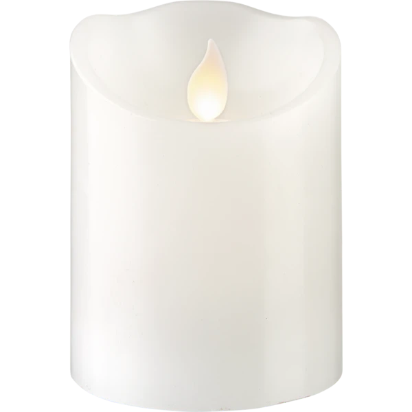 Star Trading M-twinkle Blockljus Led 10 Cm - LED-ljus Vax Vit