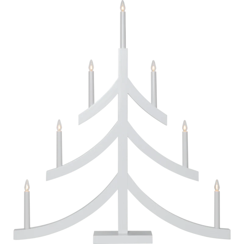 Pagod Ljusstake, Vit