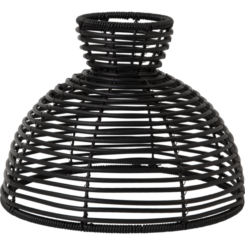 Runde Lampskärm Svart, 200 mm